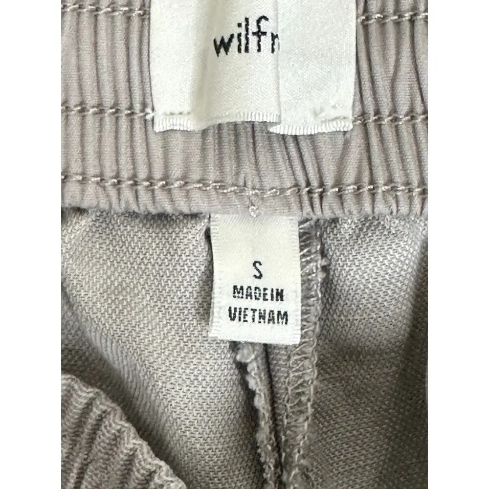 Wilfred Aritzia CruiseLinen Thesis Pant Womens S Gray Lyocell Linen Trousers EUC